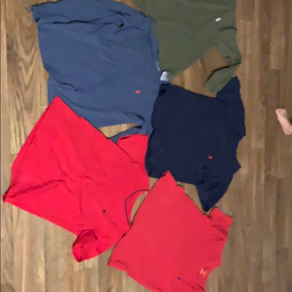 Size 8 and one 7 polo shirts